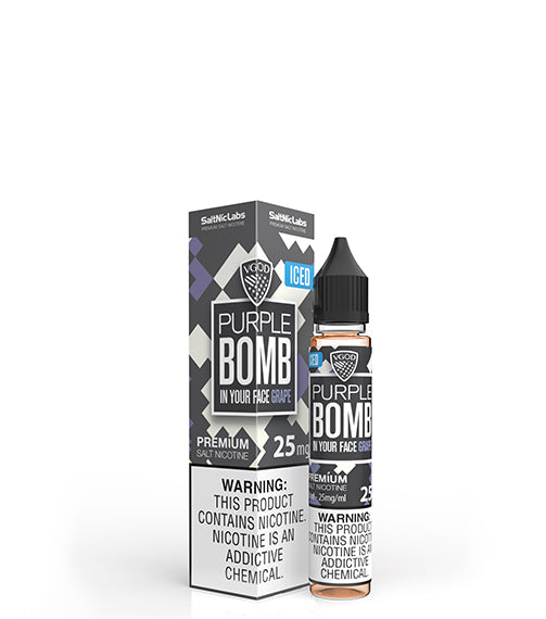 VGOD SaltNic - Iced Purple Bomb Eliquid-NIC SALTS ELIQUID-No Limit Distro