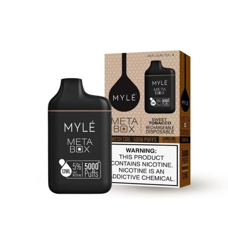MYLE Meta Box 5k Puff Vape - Sweet Tobacco-DISPOSABLES-No Limit Distro