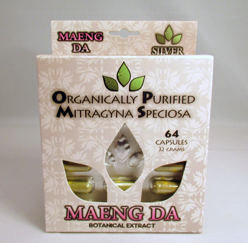 OPMS Silver Green Vein Maeng Da Capsules-KRATOM-No Limit Distro