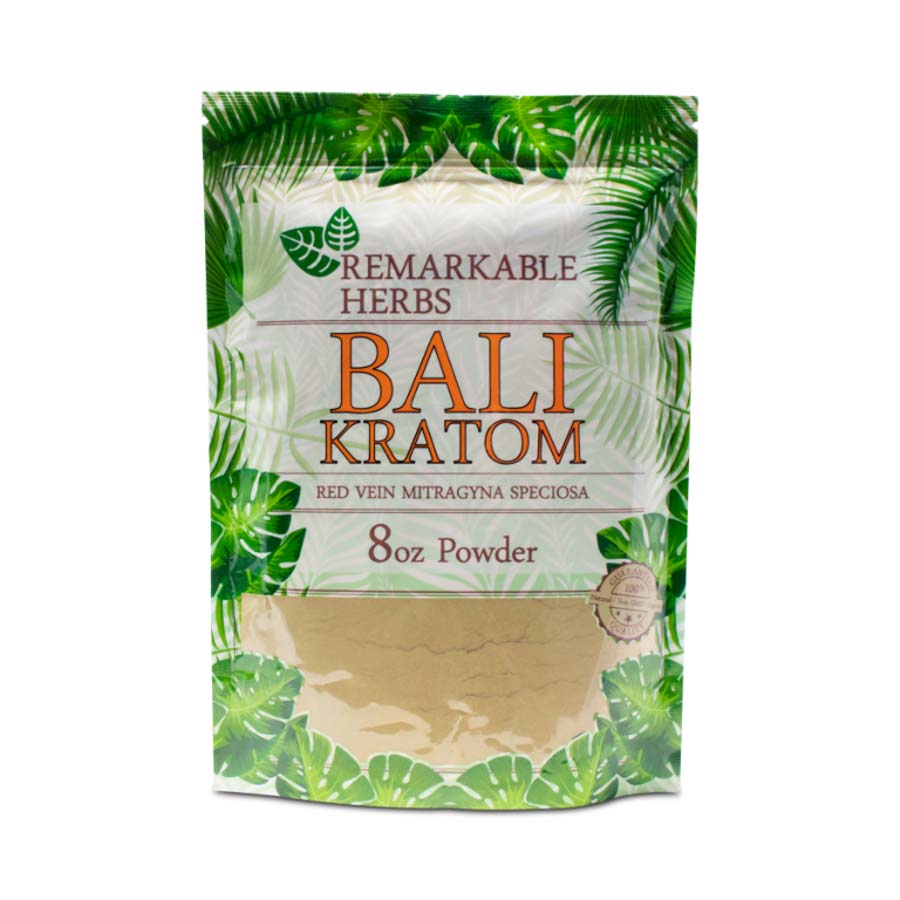Remarkable Herbs Red Vein Bali Kratom Powder-KRATOM-No Limit Distro