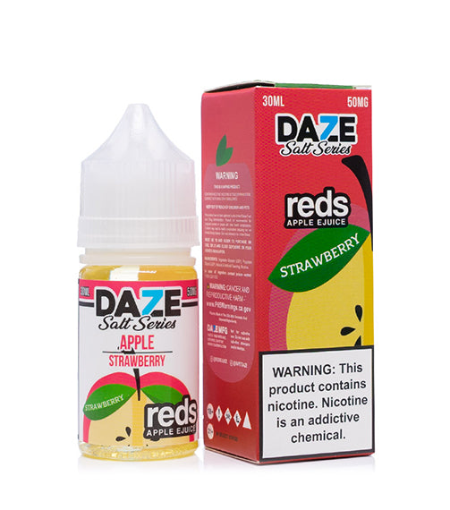 Reds Strawberry Apple by 7 Daze Salts Eliquid-NIC SALTS ELIQUID-No Limit Distro