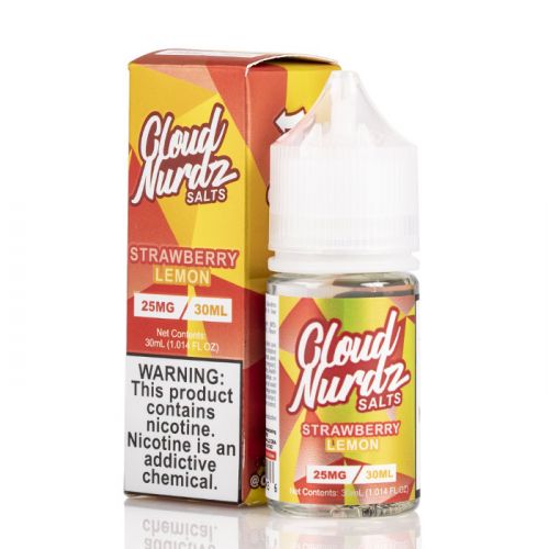 Strawberry Lemon by Cloud Nurdz Salts-NIC SALTS ELIQUID-No Limit Distro