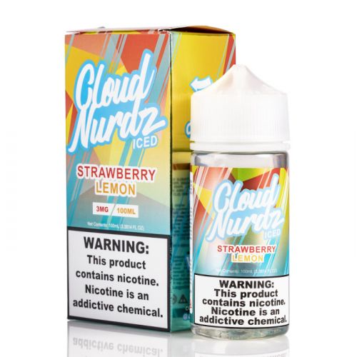 Strawberry Lemon Iced by Cloud Nurdz Eliquid-ELIQUID-No Limit Distro