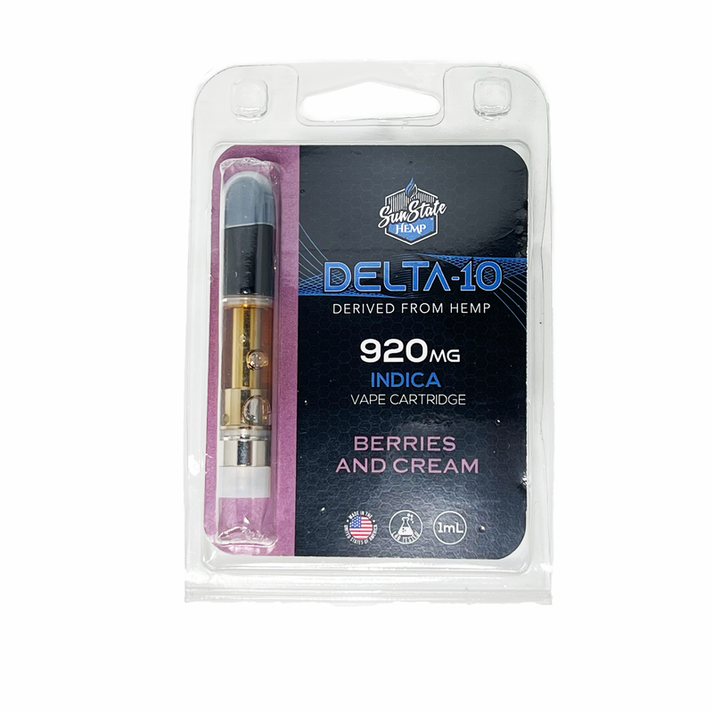 Sun State Hemp Delta 10 Cartridge 920mg-DELTA 10-No Limit Distro