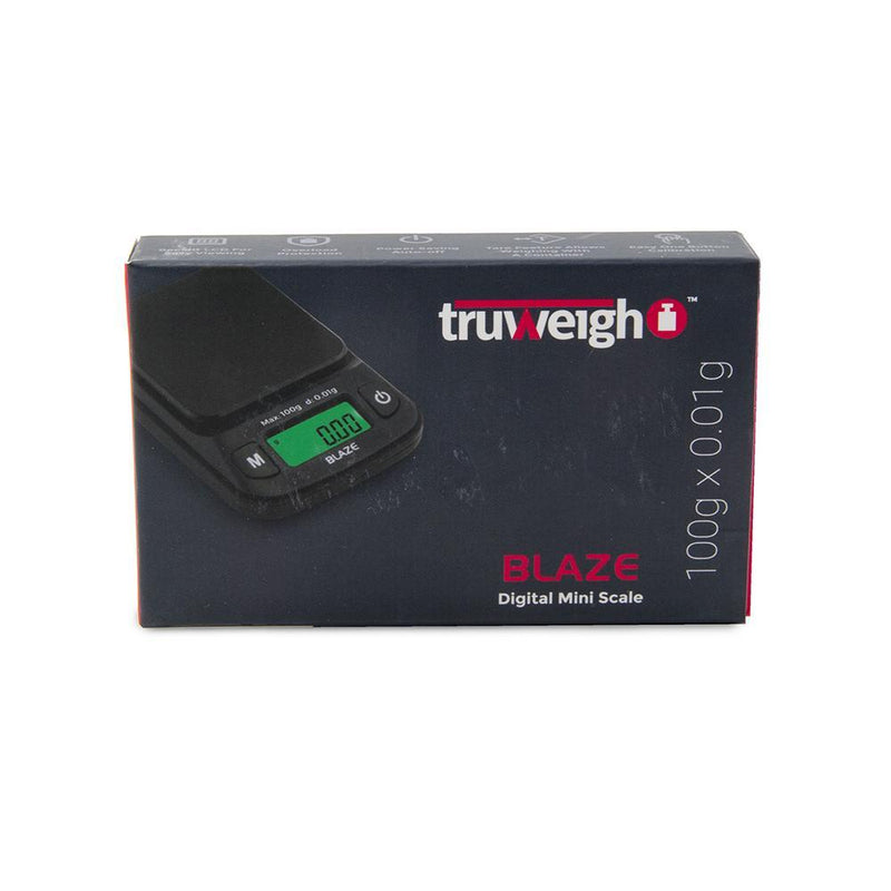 Truweigh Blaze Digital Mini Scale- 100g x 0.01g - Black-SCALES-No Limit Distro