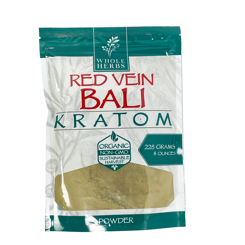 Whole Herbs Red Vein Bali Kratom Powder-KRATOM-No Limit Distro