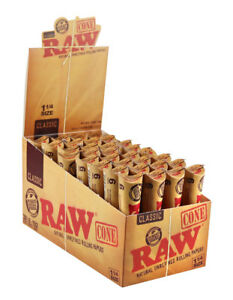 RAW Classic Pre-Roll Cone 1 1/4-WRAPS, PAPERS, CONES-No Limit Distro