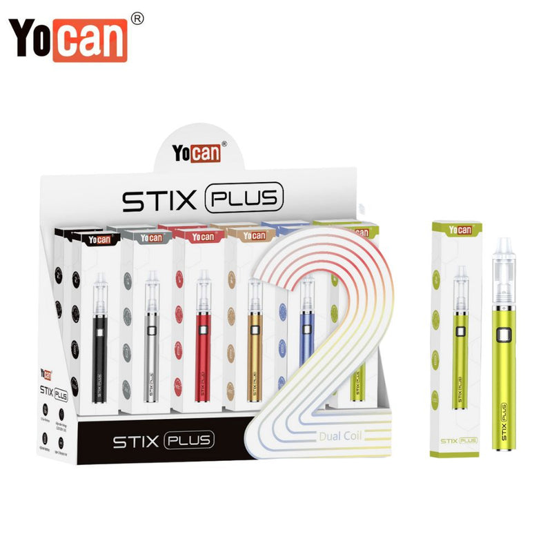 Yocan Stix Plus Concentrate Pen - BULK PACK OF 12X-WAX PENS / DAB PENS-No Limit Distro