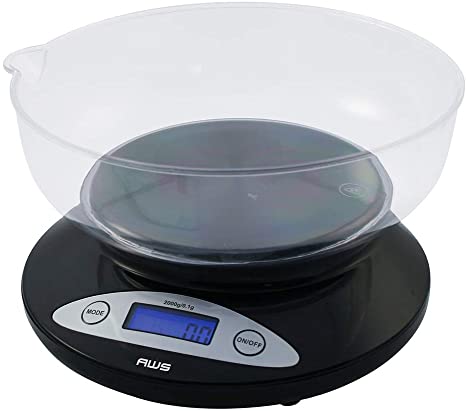 AWS 2k-Bowl Digital Kitchen Scale-SCALES-No Limit Distro