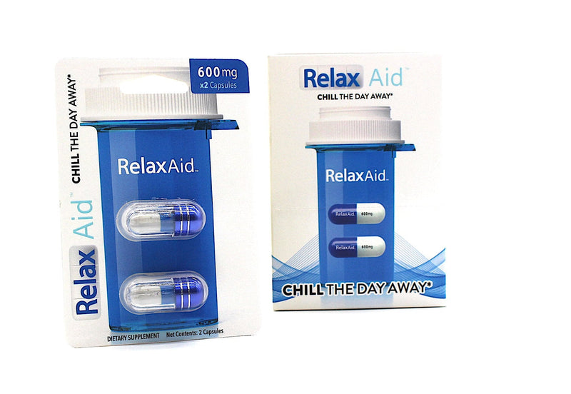 Relax Aid 2x Capsules-KRATOM-No Limit Distro