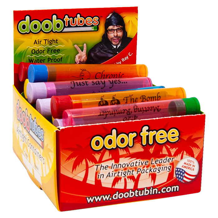 Doob Tube Small Funnies Display - 25ct-STORAGE-No Limit Distro