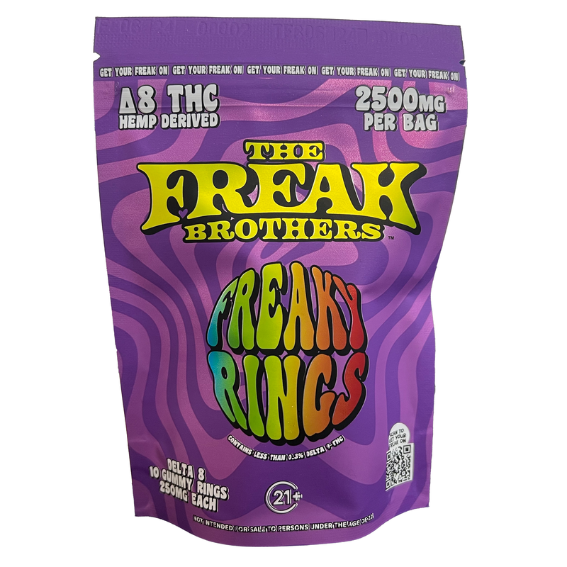 Freak Brothers Delta 8 Freaky Rings - 2500mg-DELTA 8-No Limit Distro