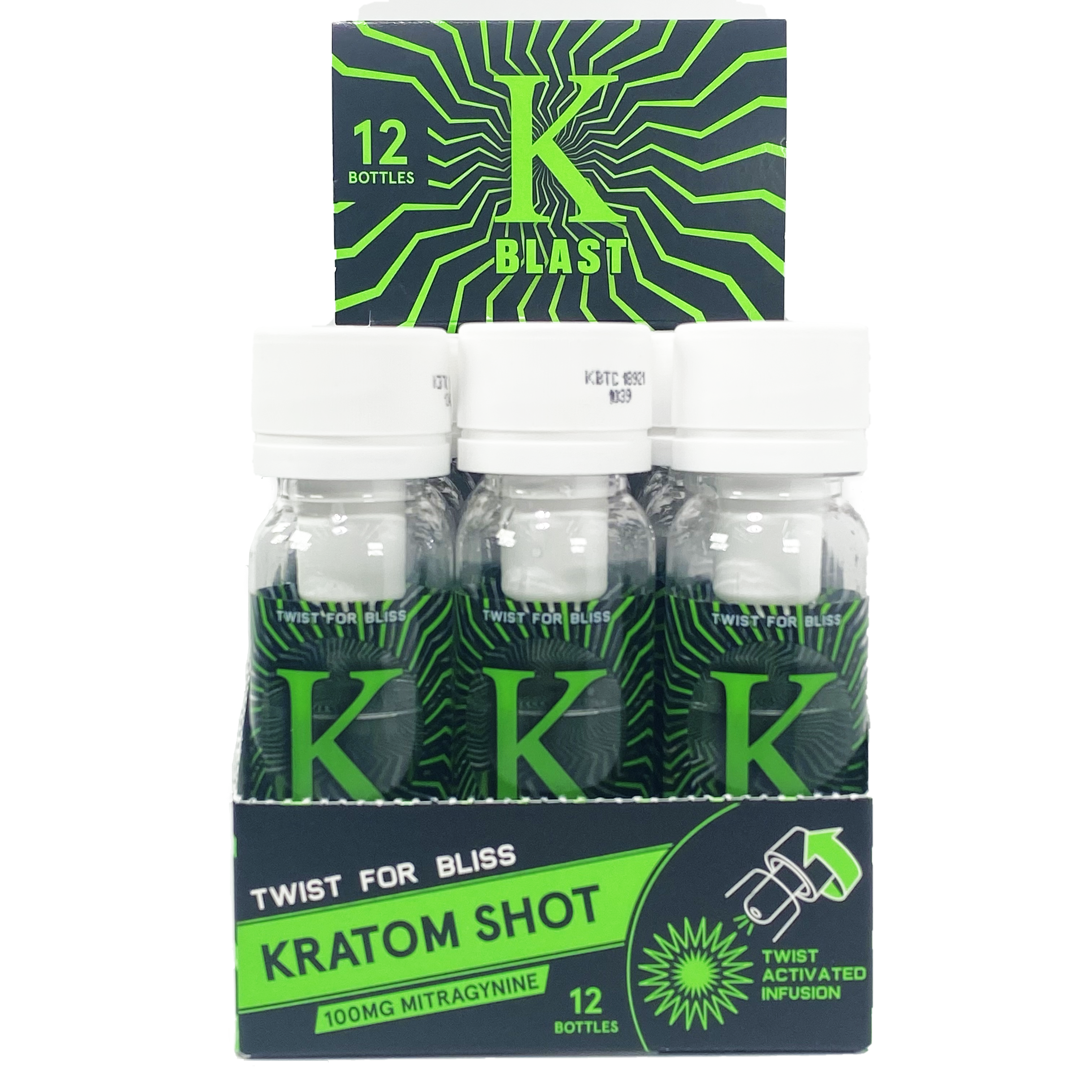 K Blast Kratom Shot 100mg-KRATOM-No Limit Distro