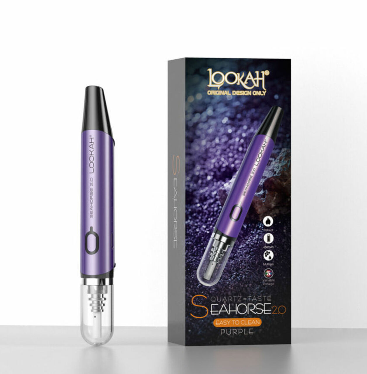 Lookah Seahorse 2.0 Nectar Collector Dab Pen-WAX PENS / DAB PENS-No Limit Distro