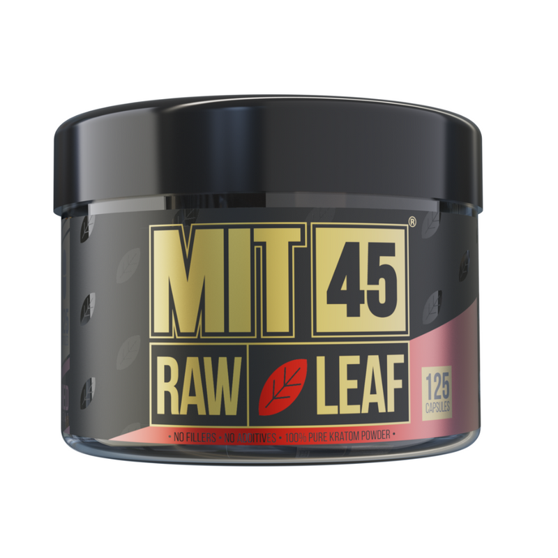 Mit45 Raw Kratom Capsules 125ct-KRATOM-No Limit Distro