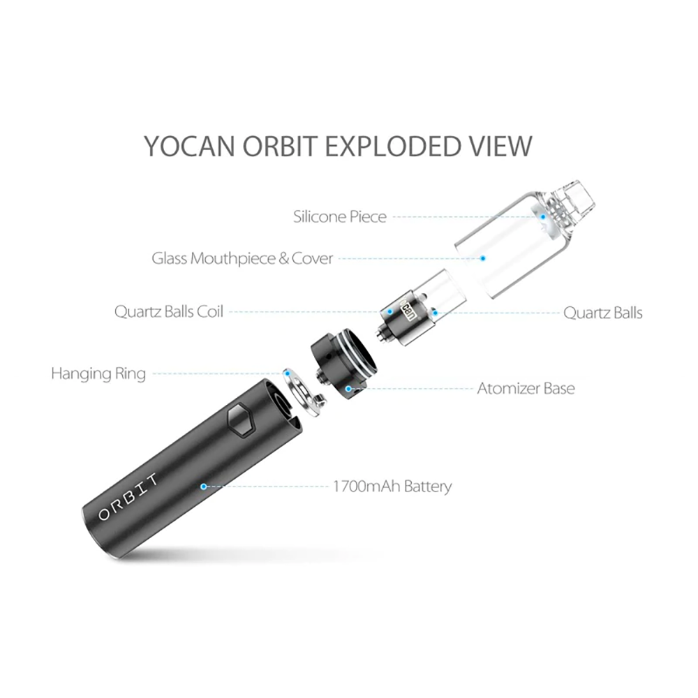 Yocan Orbit Vaporizer Pen-WAX PENS / DAB PENS-No Limit Distro